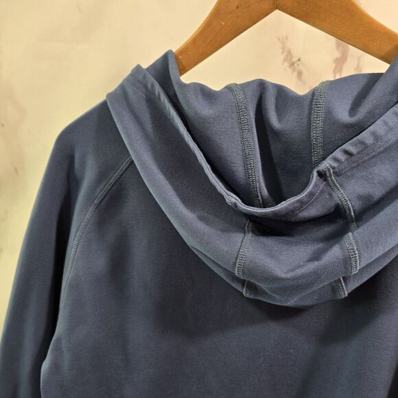 Mizzen And Main Hoodie Mens Large Blue Pullover Sweatshirt Flex 1PO 0987 - Picture 6 of 11